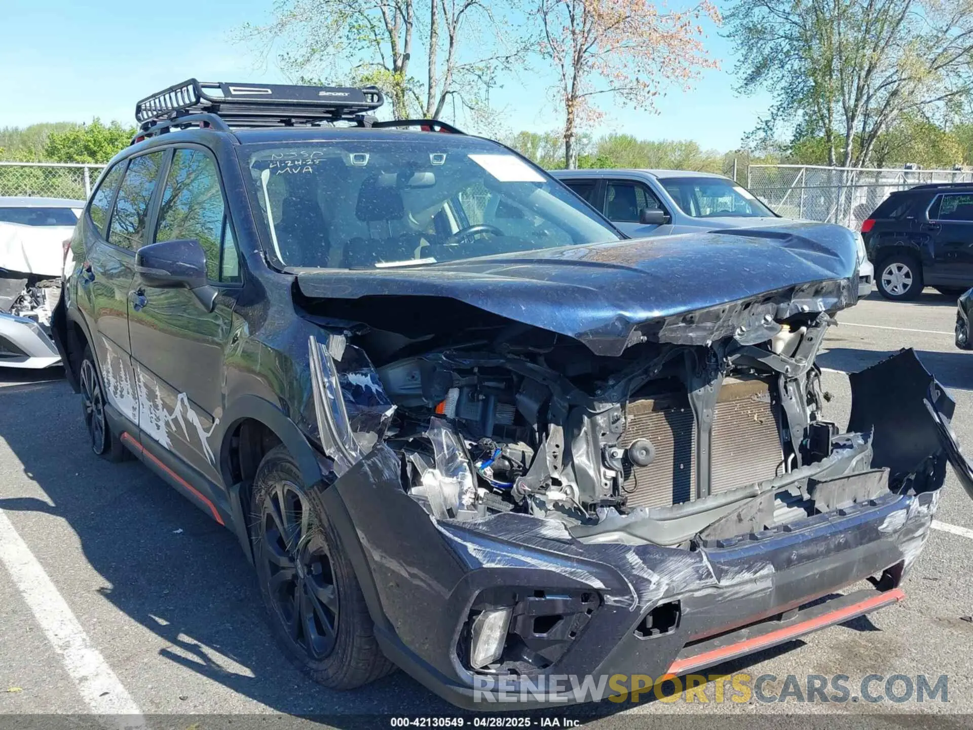 1 Photograph of a damaged car JF2SKAKC6KH541298 SUBARU FORESTER 2019