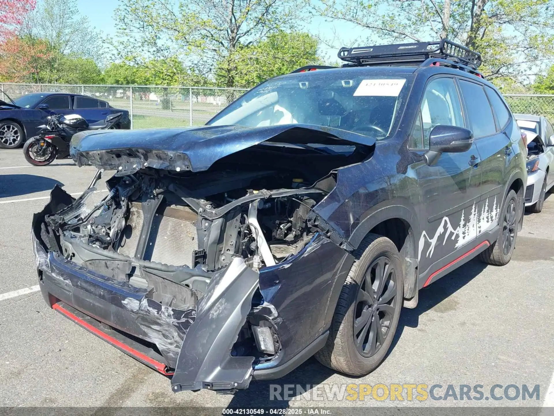 2 Photograph of a damaged car JF2SKAKC6KH541298 SUBARU FORESTER 2019