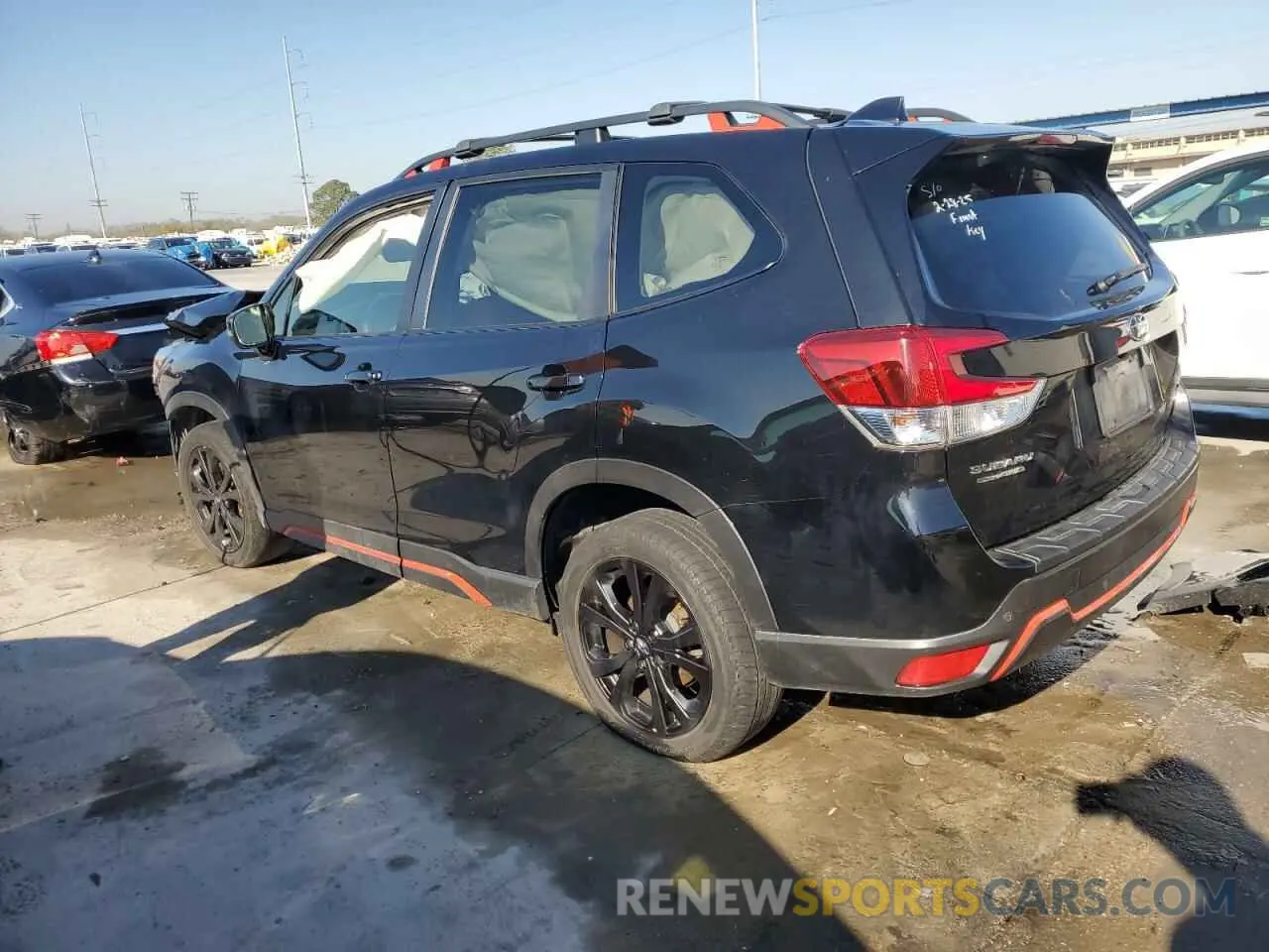 2 Photograph of a damaged car JF2SKAKC6KH576701 SUBARU FORESTER 2019