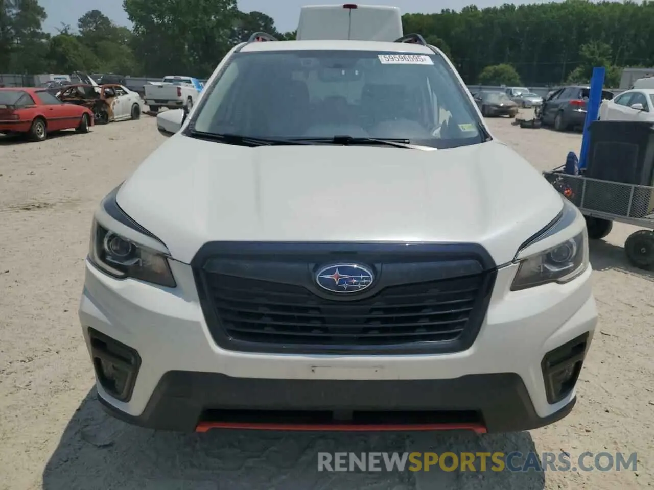 5 Photograph of a damaged car JF2SKAKC8KH514023 SUBARU FORESTER 2019