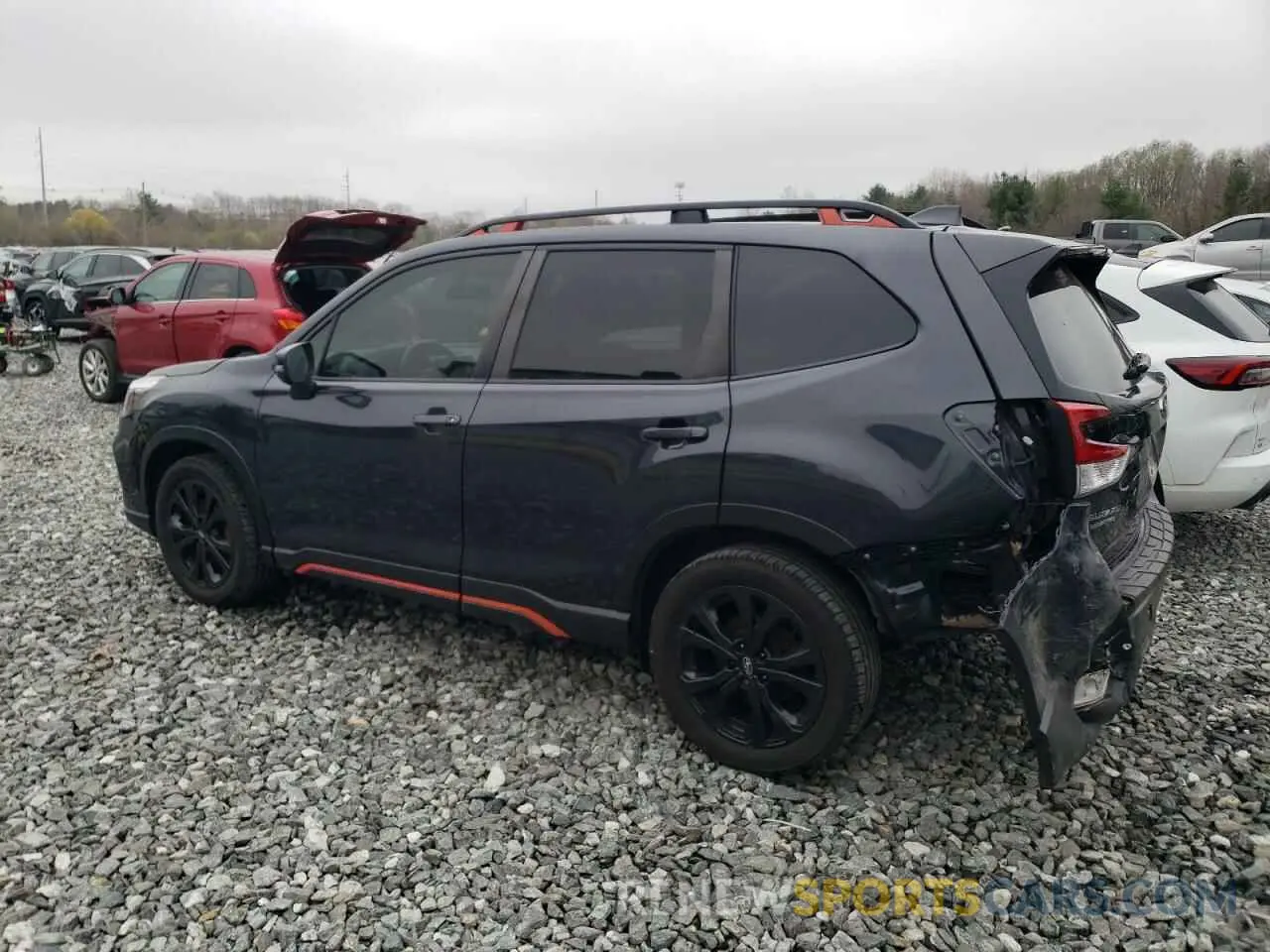 2 Photograph of a damaged car JF2SKAKC8KH590325 SUBARU FORESTER 2019