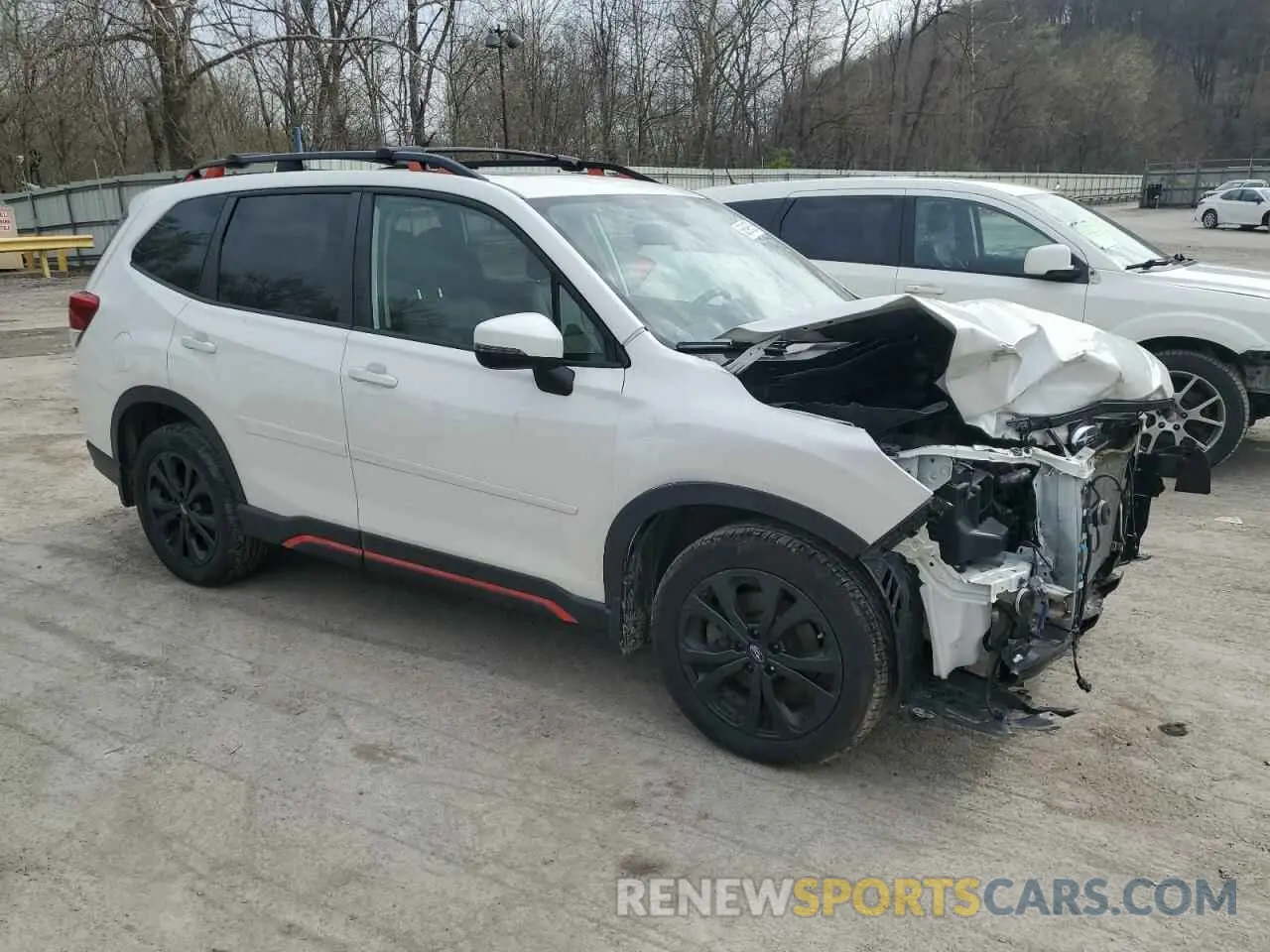4 Photograph of a damaged car JF2SKAPC0KH587573 SUBARU FORESTER 2019