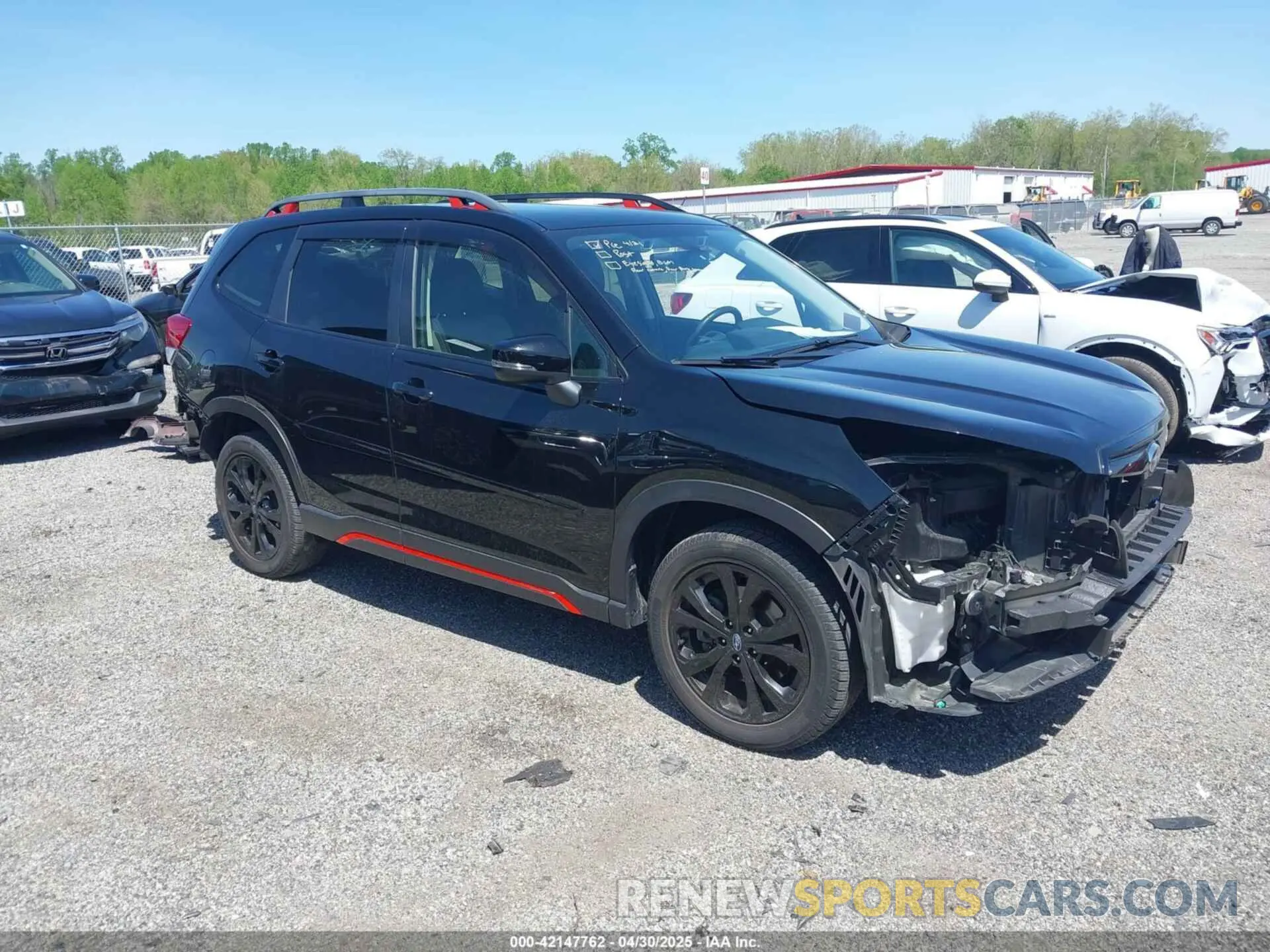 1 Photograph of a damaged car JF2SKAPC1KH418436 SUBARU FORESTER 2019