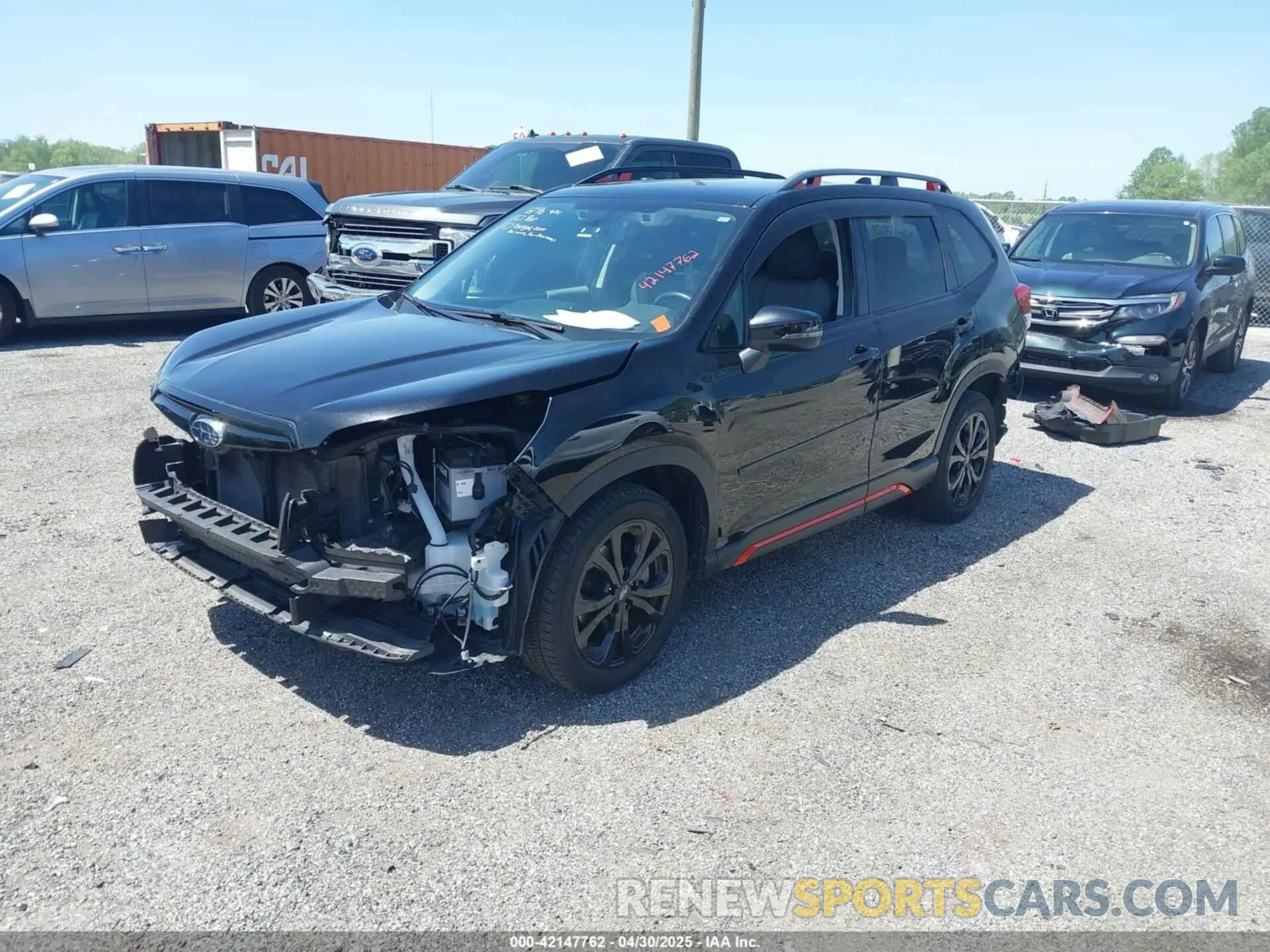 2 Photograph of a damaged car JF2SKAPC1KH418436 SUBARU FORESTER 2019