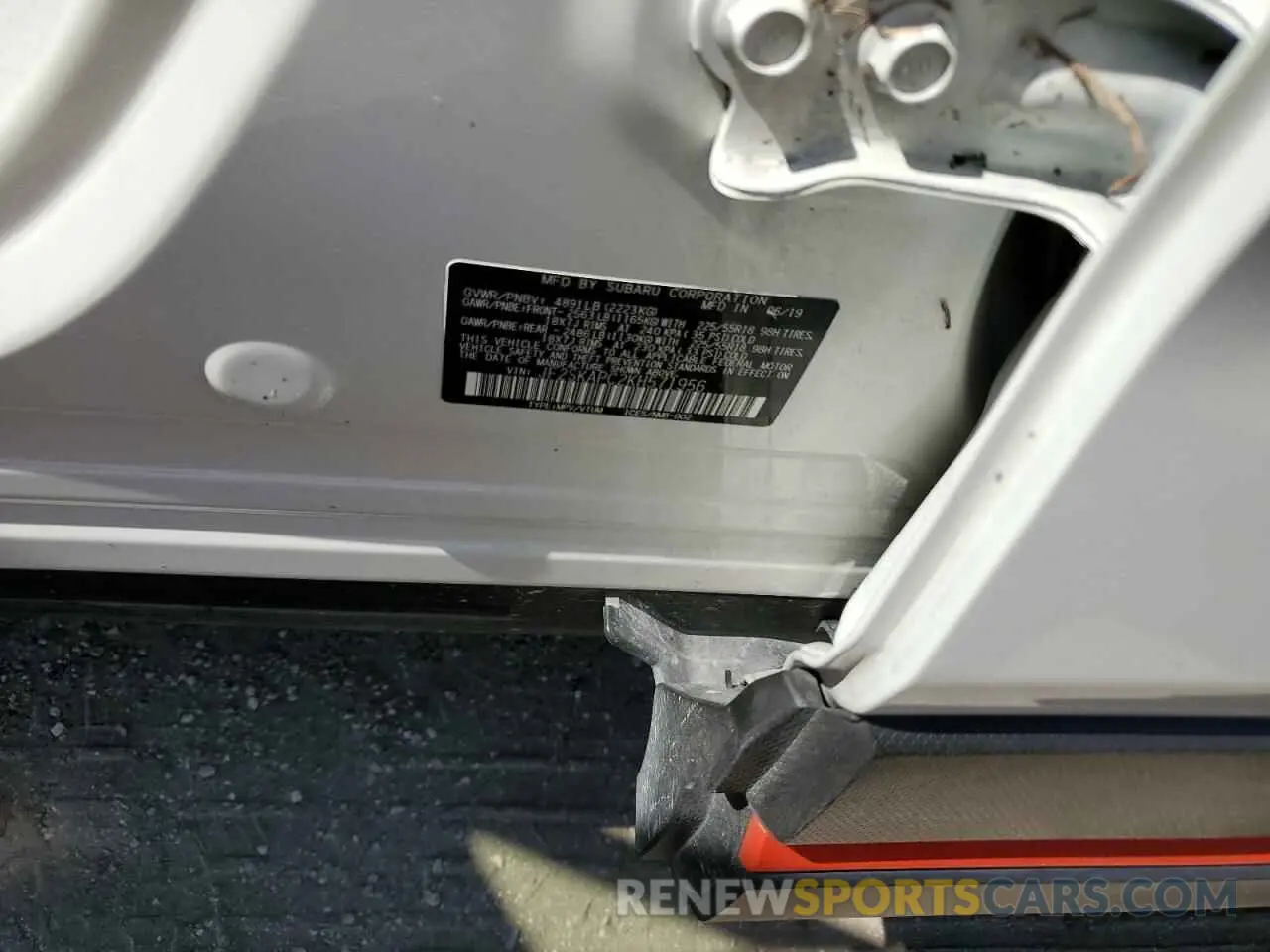 13 Photograph of a damaged car JF2SKAPC2KH571956 SUBARU FORESTER 2019