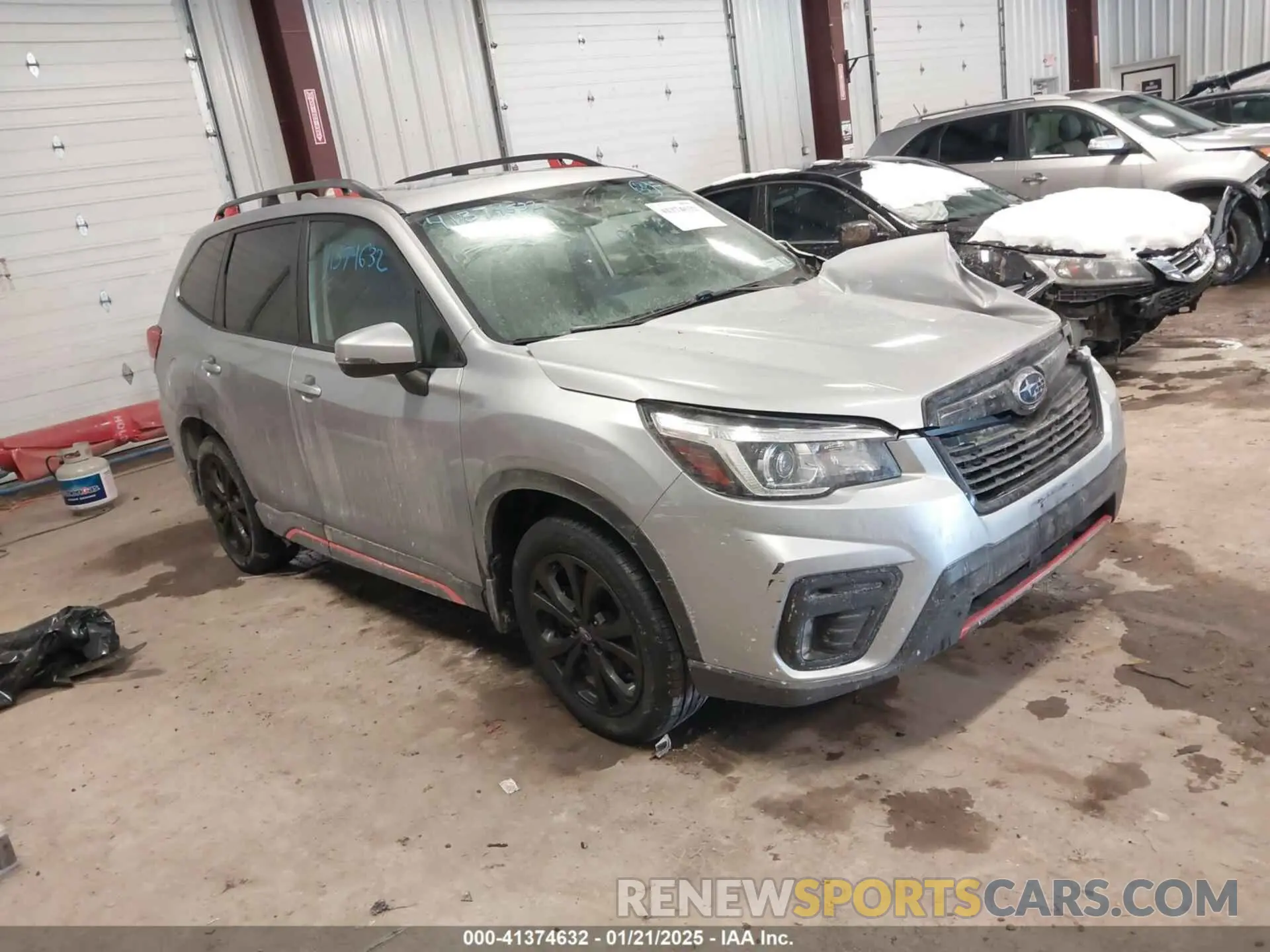 1 Photograph of a damaged car JF2SKAPC3KH404411 SUBARU FORESTER 2019