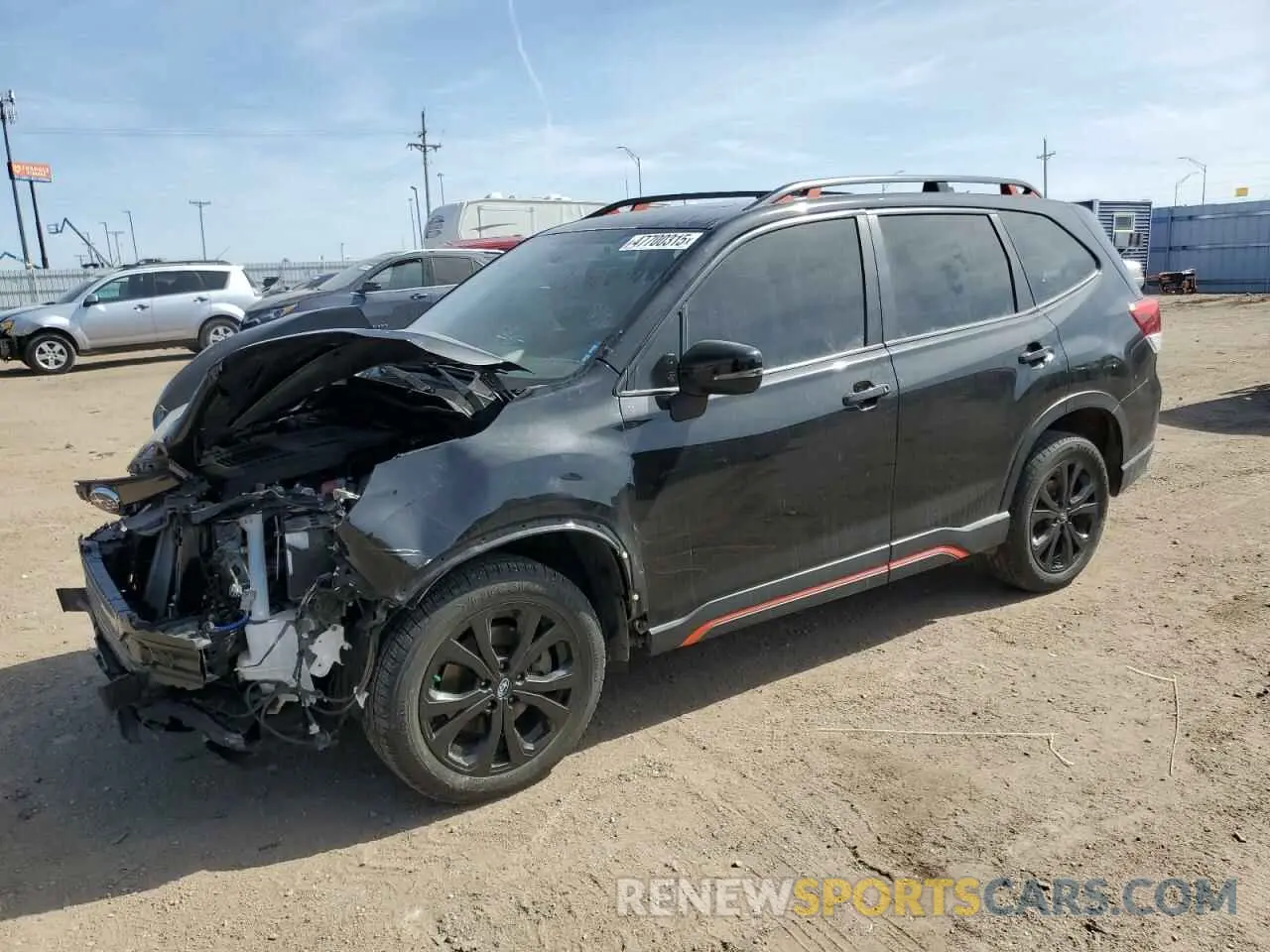 1 Photograph of a damaged car JF2SKAPC3KH468402 SUBARU FORESTER 2019