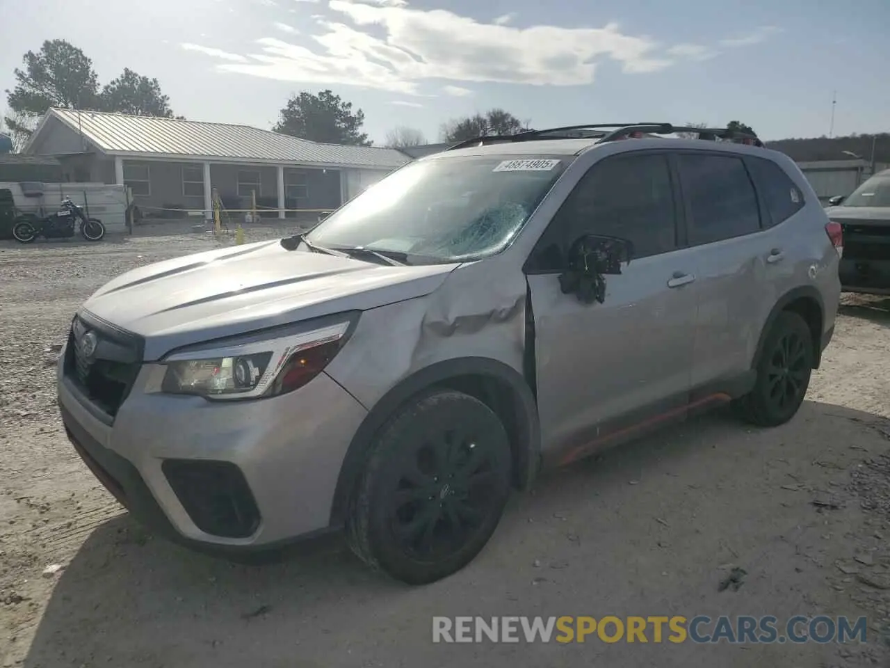 1 Photograph of a damaged car JF2SKAPC5KH584426 SUBARU FORESTER 2019