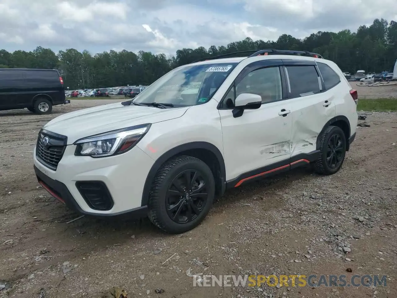 1 Photograph of a damaged car JF2SKAPC8KH473272 SUBARU FORESTER 2019