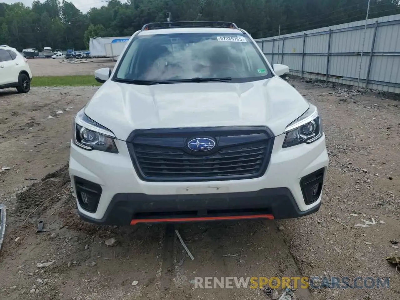 5 Photograph of a damaged car JF2SKAPC8KH473272 SUBARU FORESTER 2019