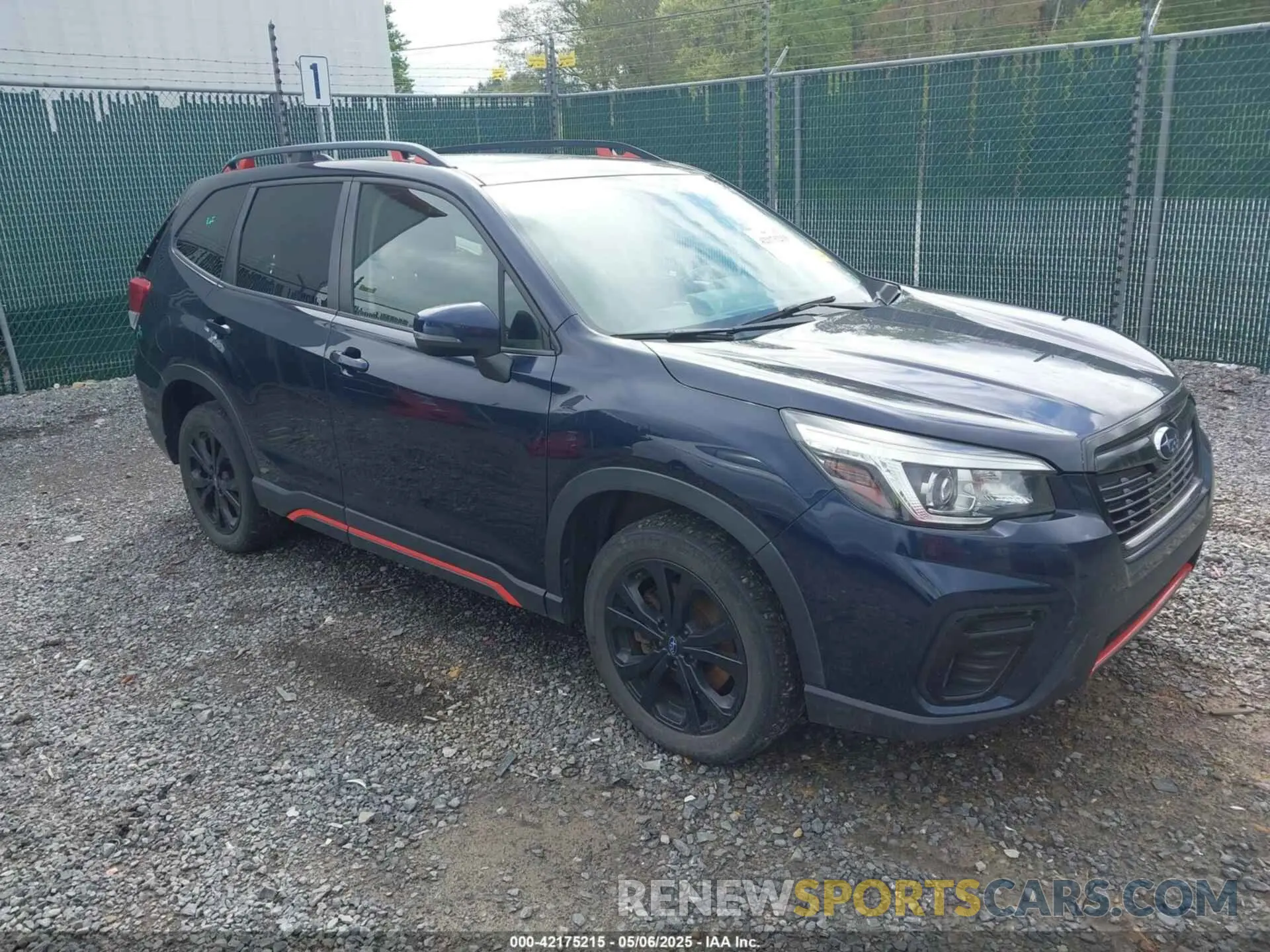 1 Photograph of a damaged car JF2SKAPC8KH476351 SUBARU FORESTER 2019