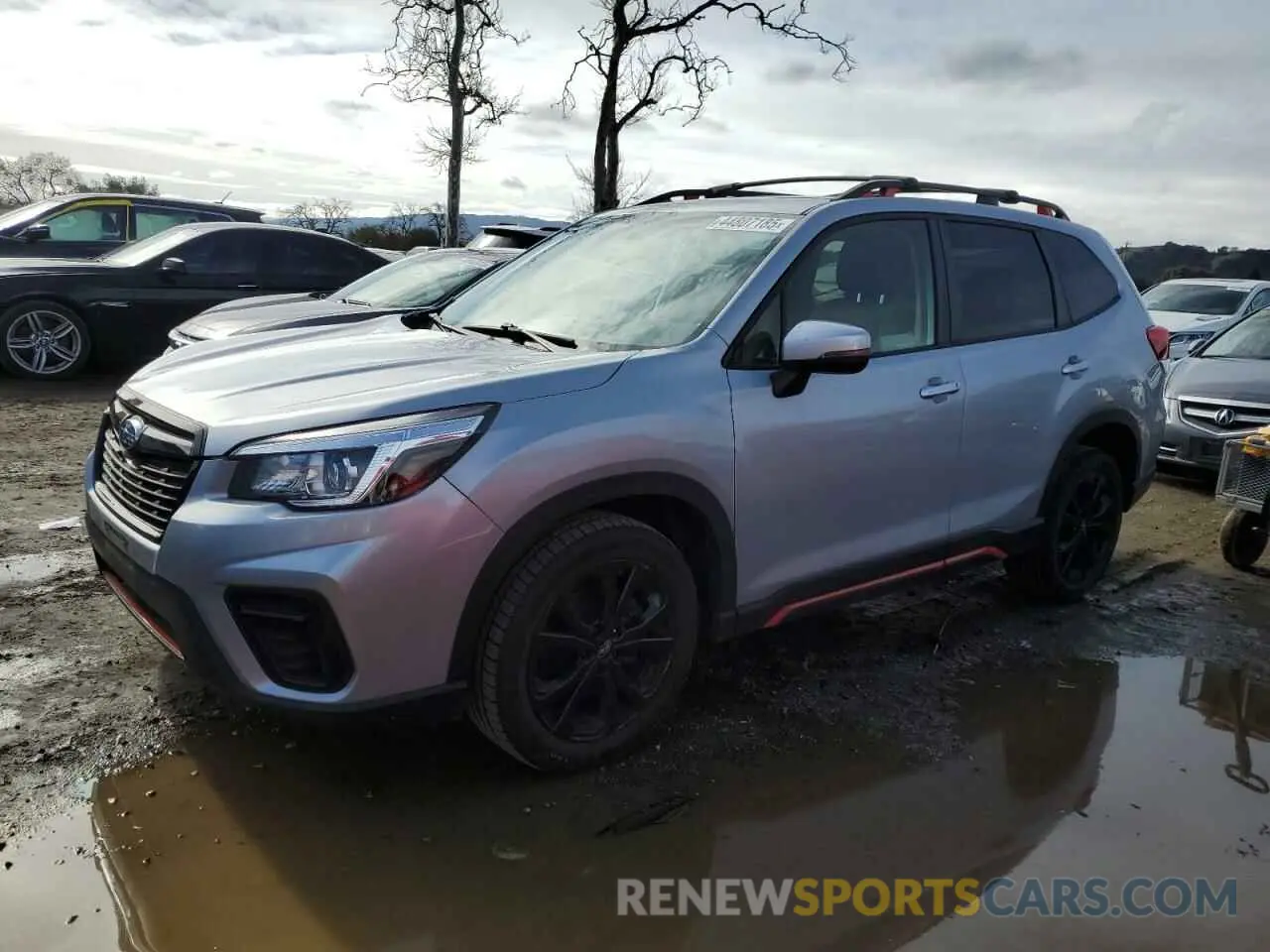 1 Photograph of a damaged car JF2SKAPC9KH521555 SUBARU FORESTER 2019