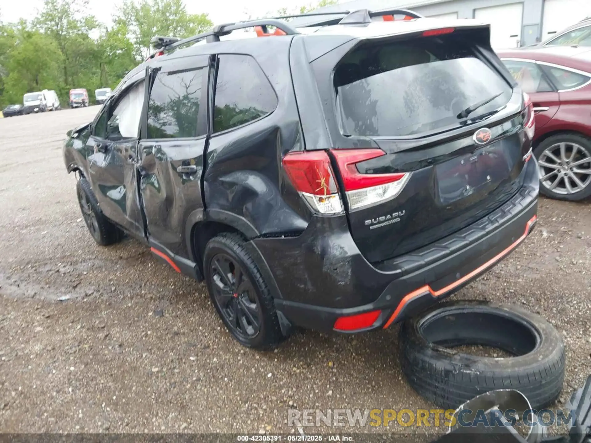 3 Photograph of a damaged car JF2SKAPC9KH548724 SUBARU FORESTER 2019