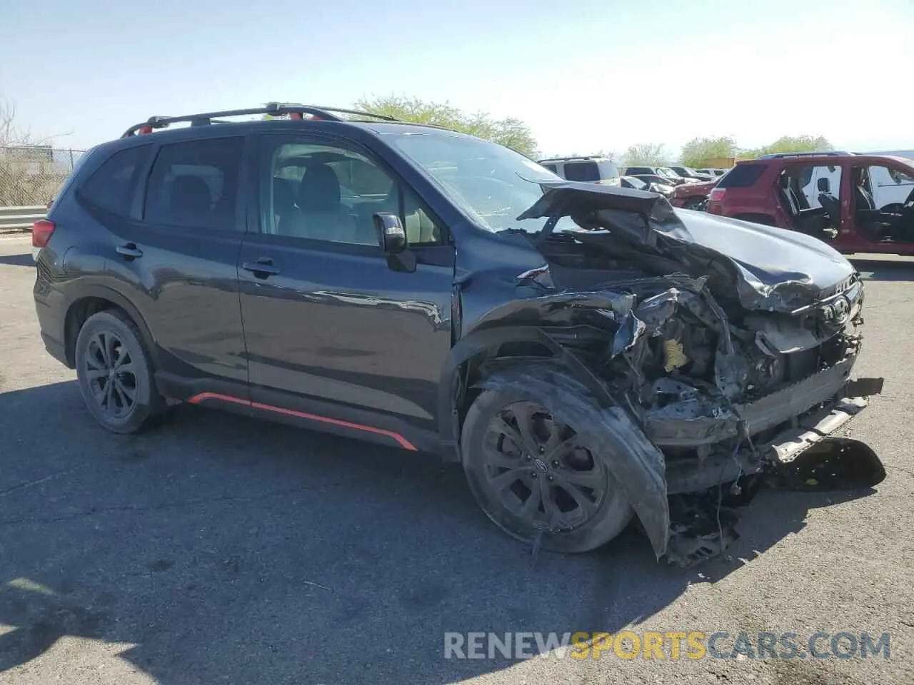 4 Photograph of a damaged car JF2SKAPCXKH573471 SUBARU FORESTER 2019