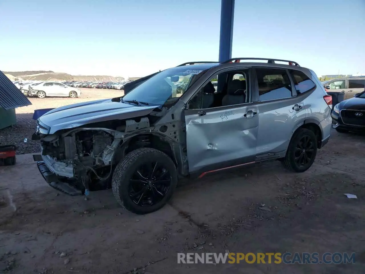 1 Photograph of a damaged car JF2SKAPCXKH591162 SUBARU FORESTER 2019