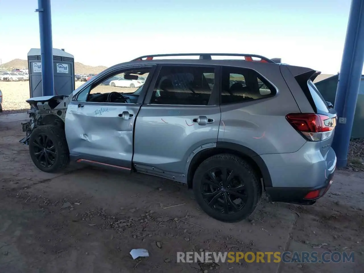 2 Photograph of a damaged car JF2SKAPCXKH591162 SUBARU FORESTER 2019
