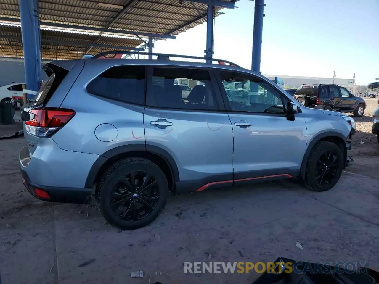 3 Photograph of a damaged car JF2SKAPCXKH591162 SUBARU FORESTER 2019