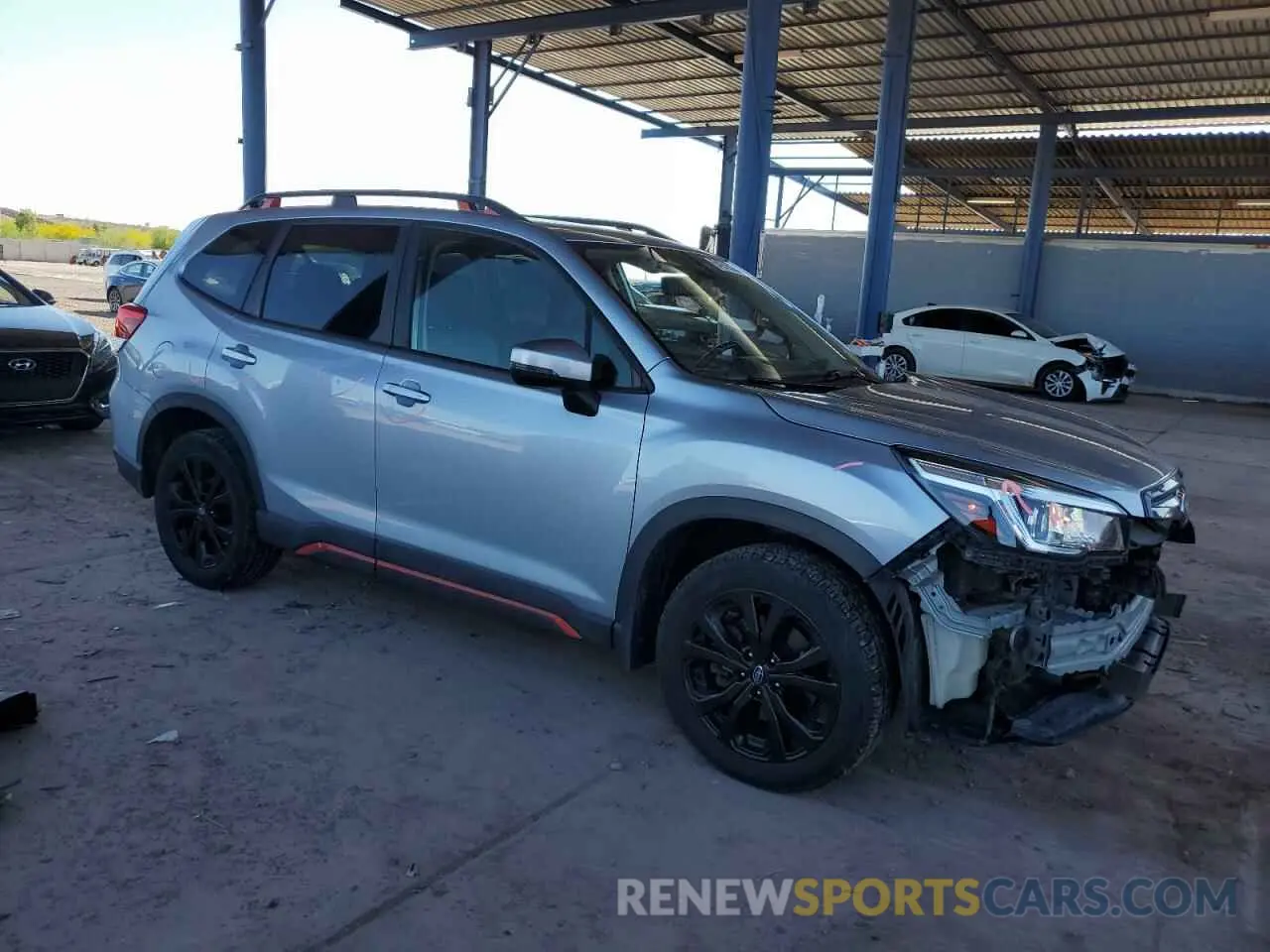 4 Photograph of a damaged car JF2SKAPCXKH591162 SUBARU FORESTER 2019