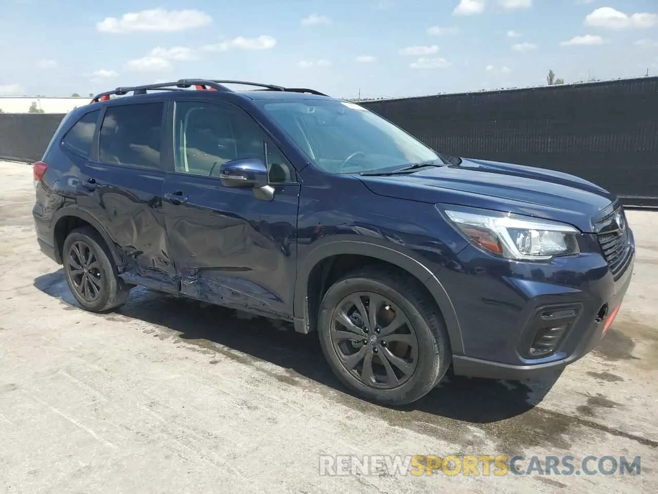 4 Photograph of a damaged car JF2SKAPCXKH596054 SUBARU FORESTER 2019