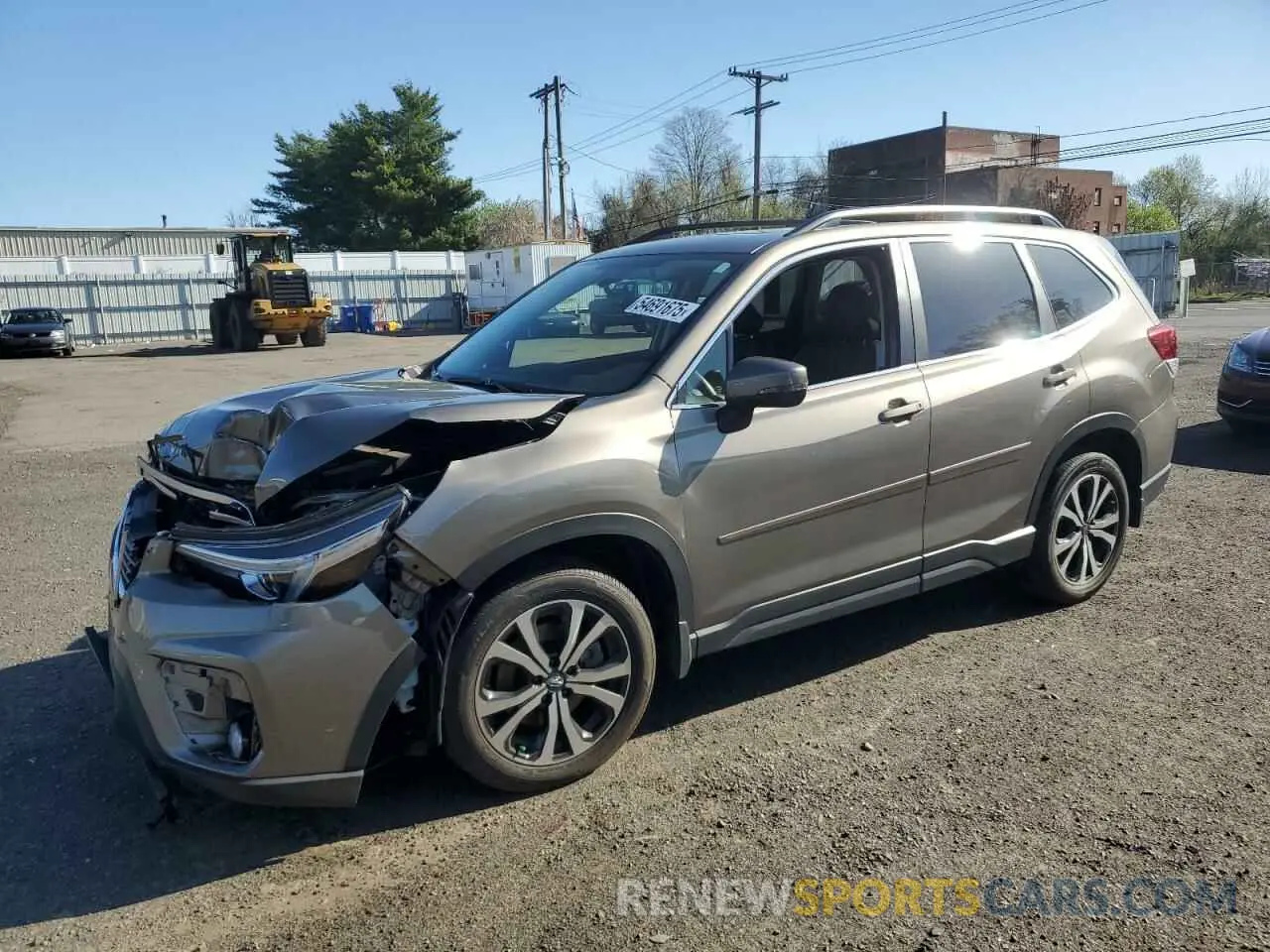 1 Photograph of a damaged car JF2SKASC0KH534041 SUBARU FORESTER 2019
