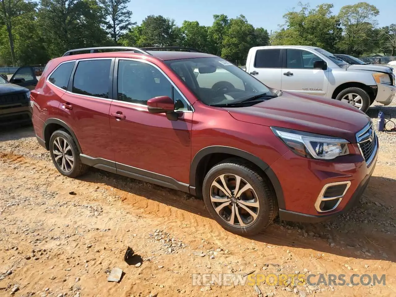 4 Photograph of a damaged car JF2SKASC4KH506808 SUBARU FORESTER 2019