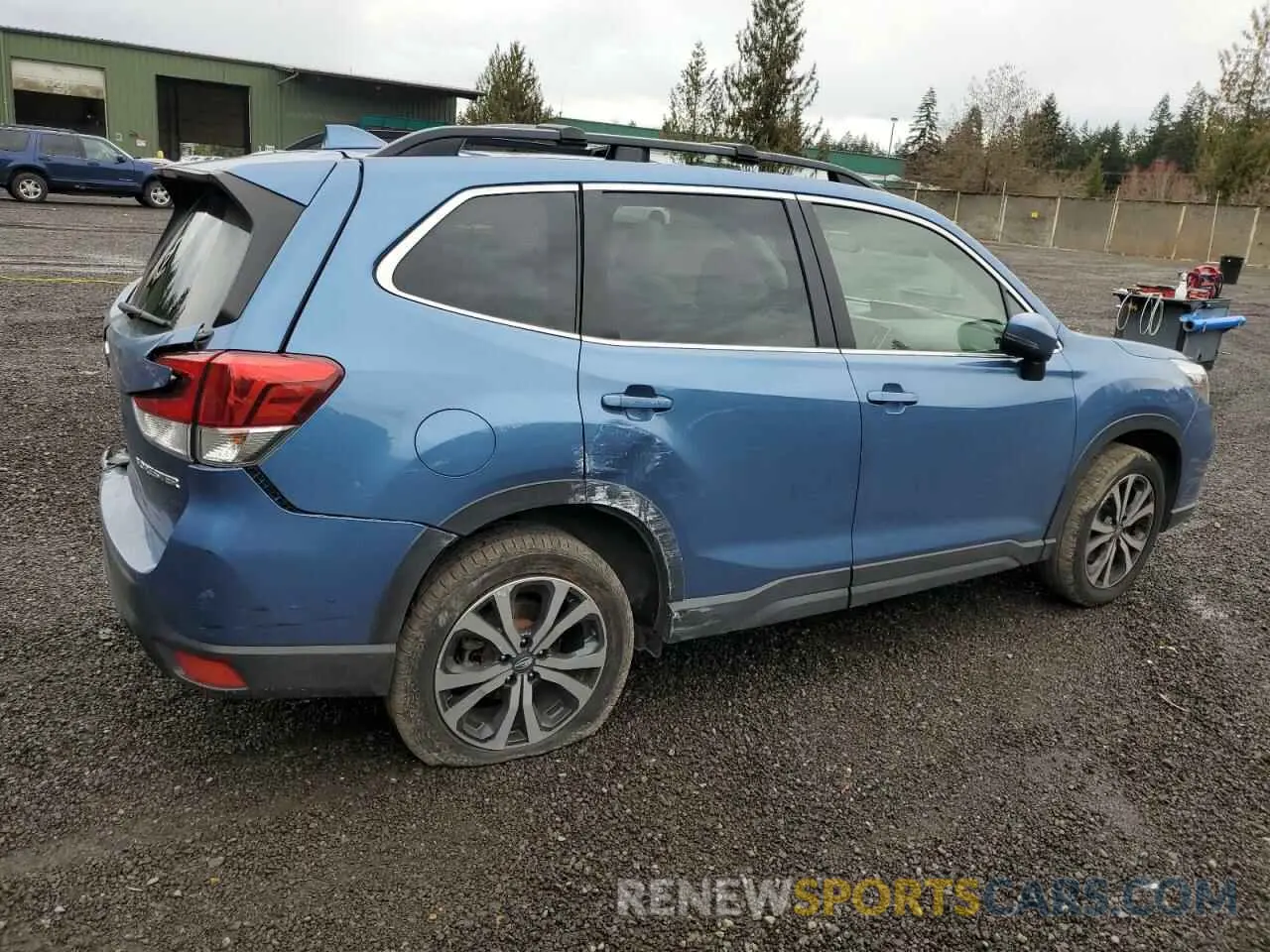 3 Photograph of a damaged car JF2SKASC4KH569987 SUBARU FORESTER 2019