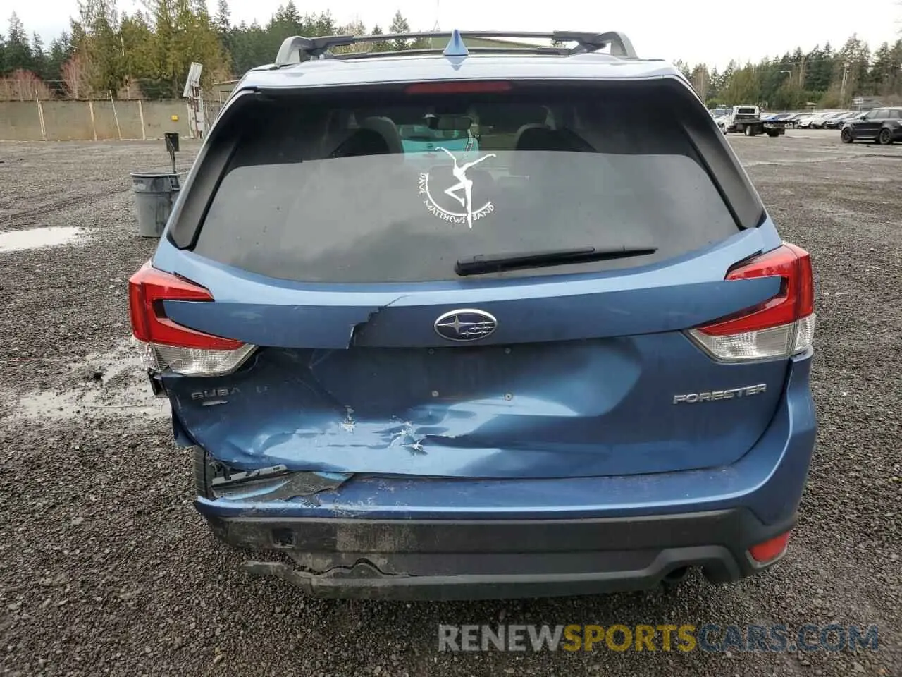 6 Photograph of a damaged car JF2SKASC4KH569987 SUBARU FORESTER 2019