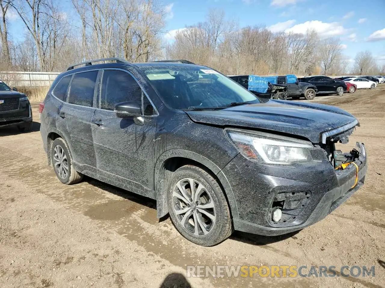 4 Photograph of a damaged car JF2SKASC5KH433805 SUBARU FORESTER 2019