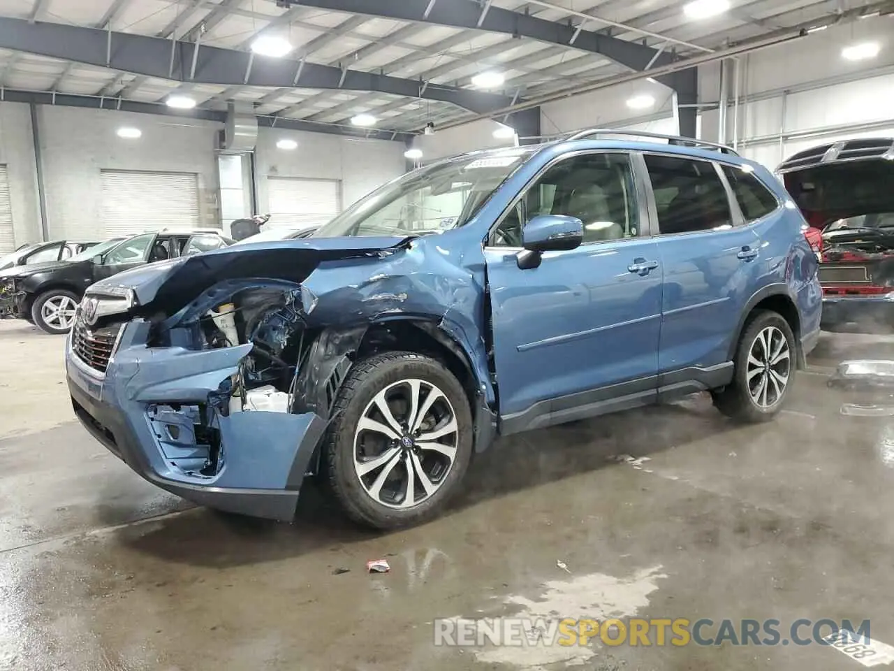 1 Photograph of a damaged car JF2SKASC5KH512245 SUBARU FORESTER 2019