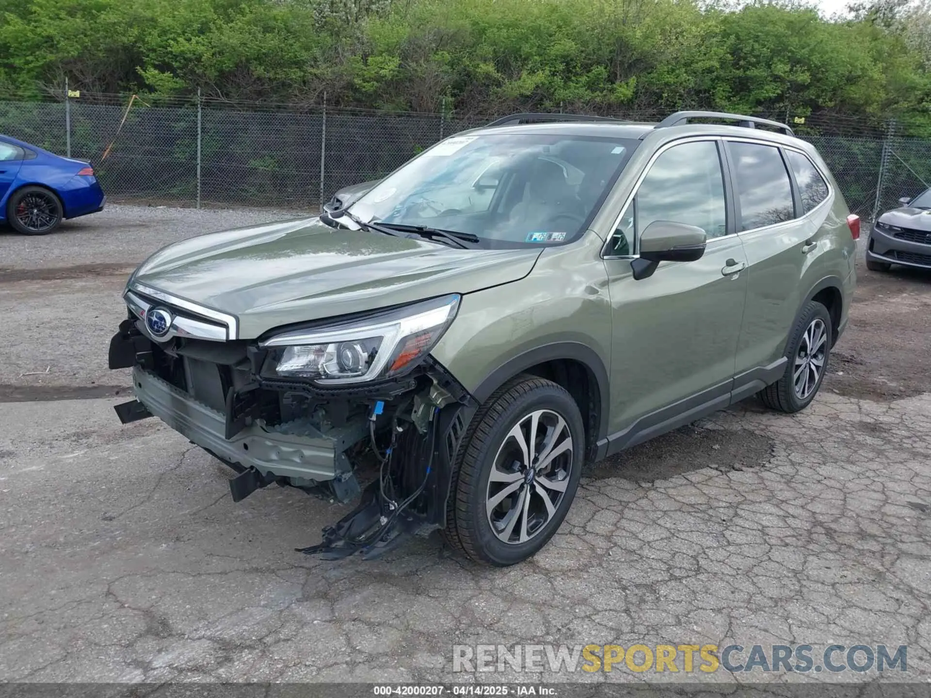 2 Photograph of a damaged car JF2SKASC6KH431965 SUBARU FORESTER 2019