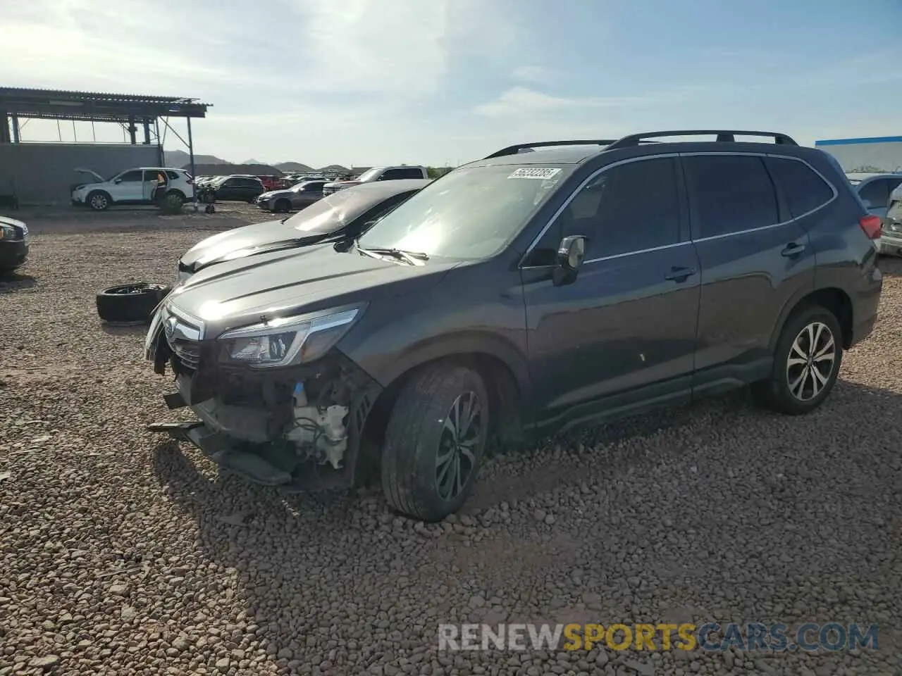 1 Photograph of a damaged car JF2SKAUC0KH463064 SUBARU FORESTER 2019