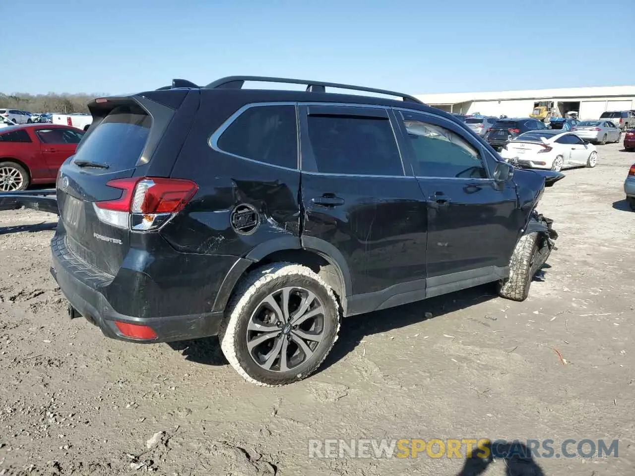 3 Photograph of a damaged car JF2SKAUC0KH553394 SUBARU FORESTER 2019
