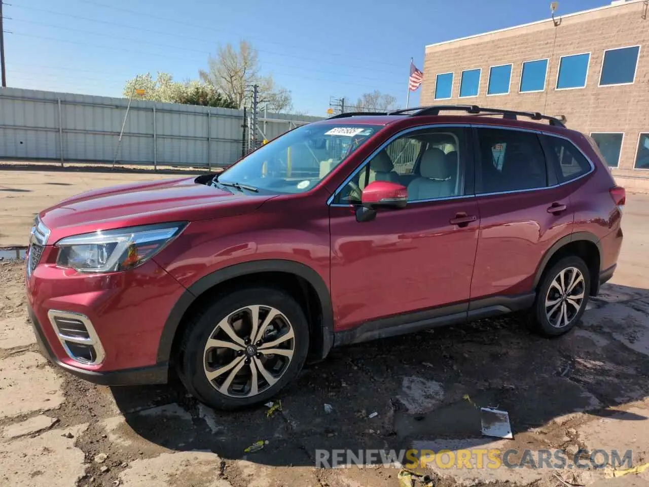 1 Photograph of a damaged car JF2SKAUC1KH517682 SUBARU FORESTER 2019