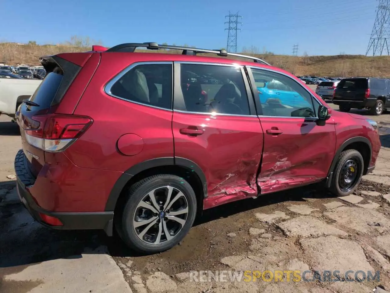 3 Photograph of a damaged car JF2SKAUC1KH517682 SUBARU FORESTER 2019