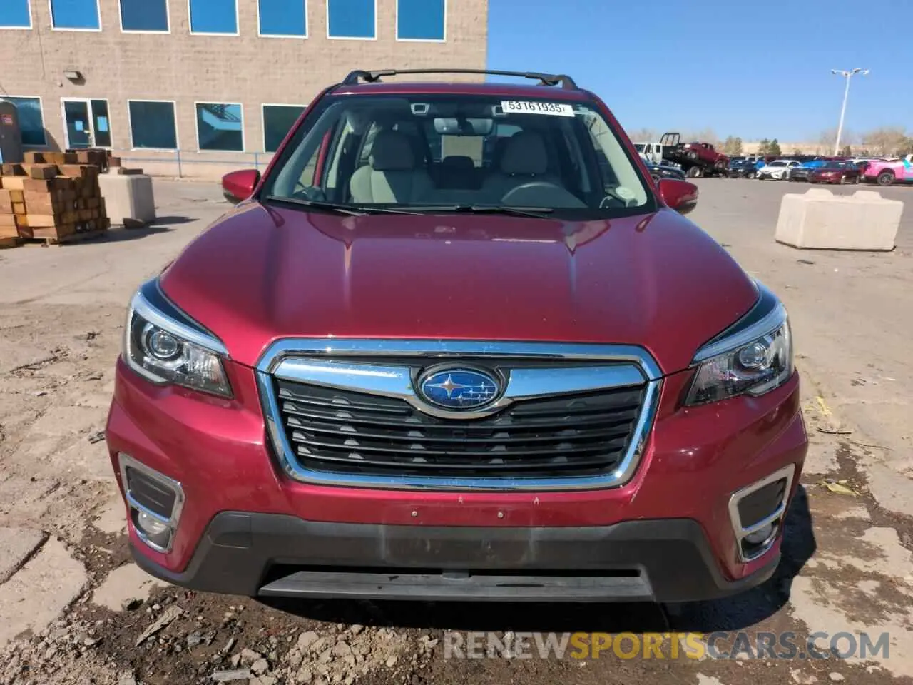 5 Photograph of a damaged car JF2SKAUC1KH517682 SUBARU FORESTER 2019