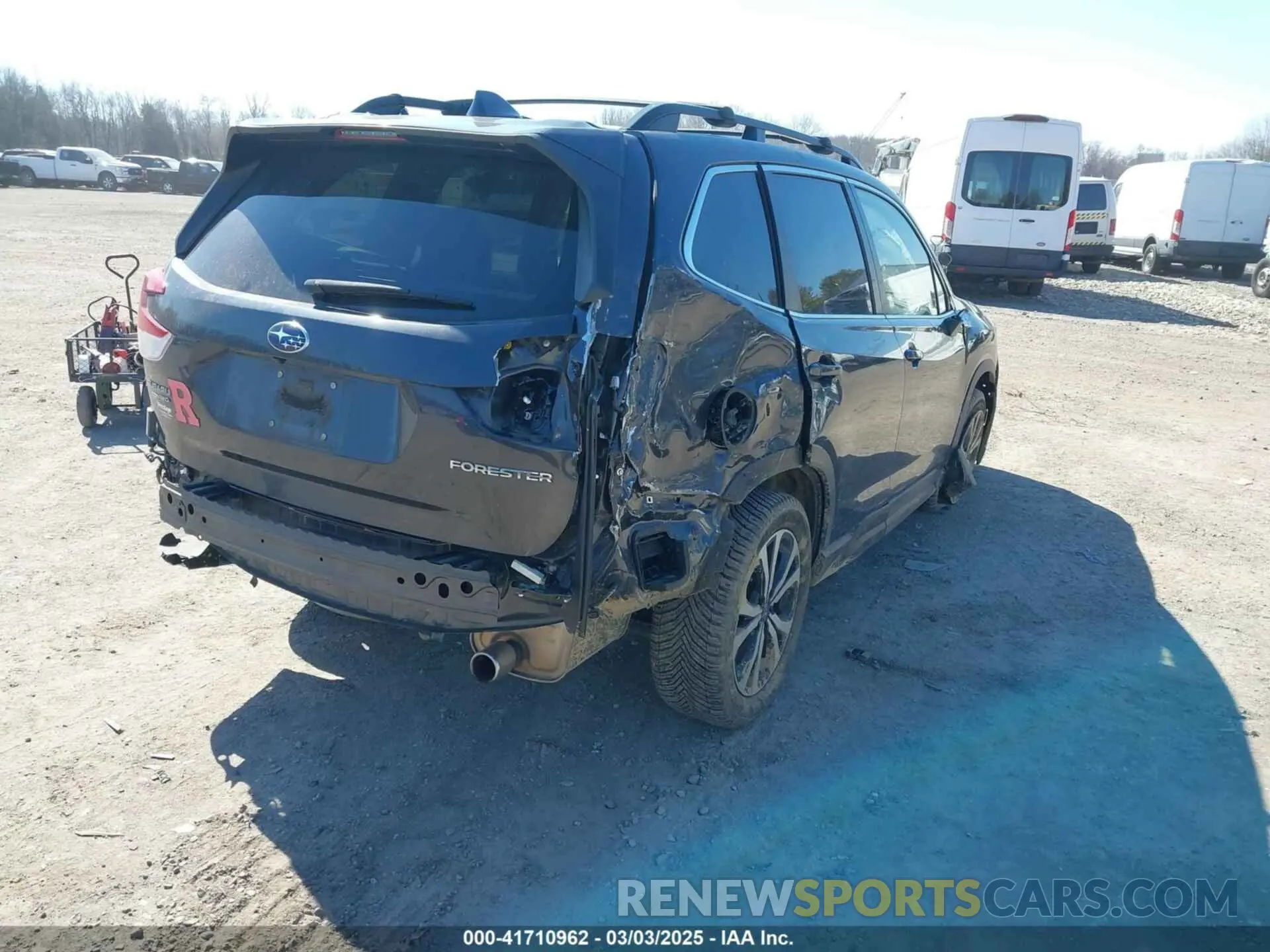 4 Photograph of a damaged car JF2SKAUC1KH583794 SUBARU FORESTER 2019