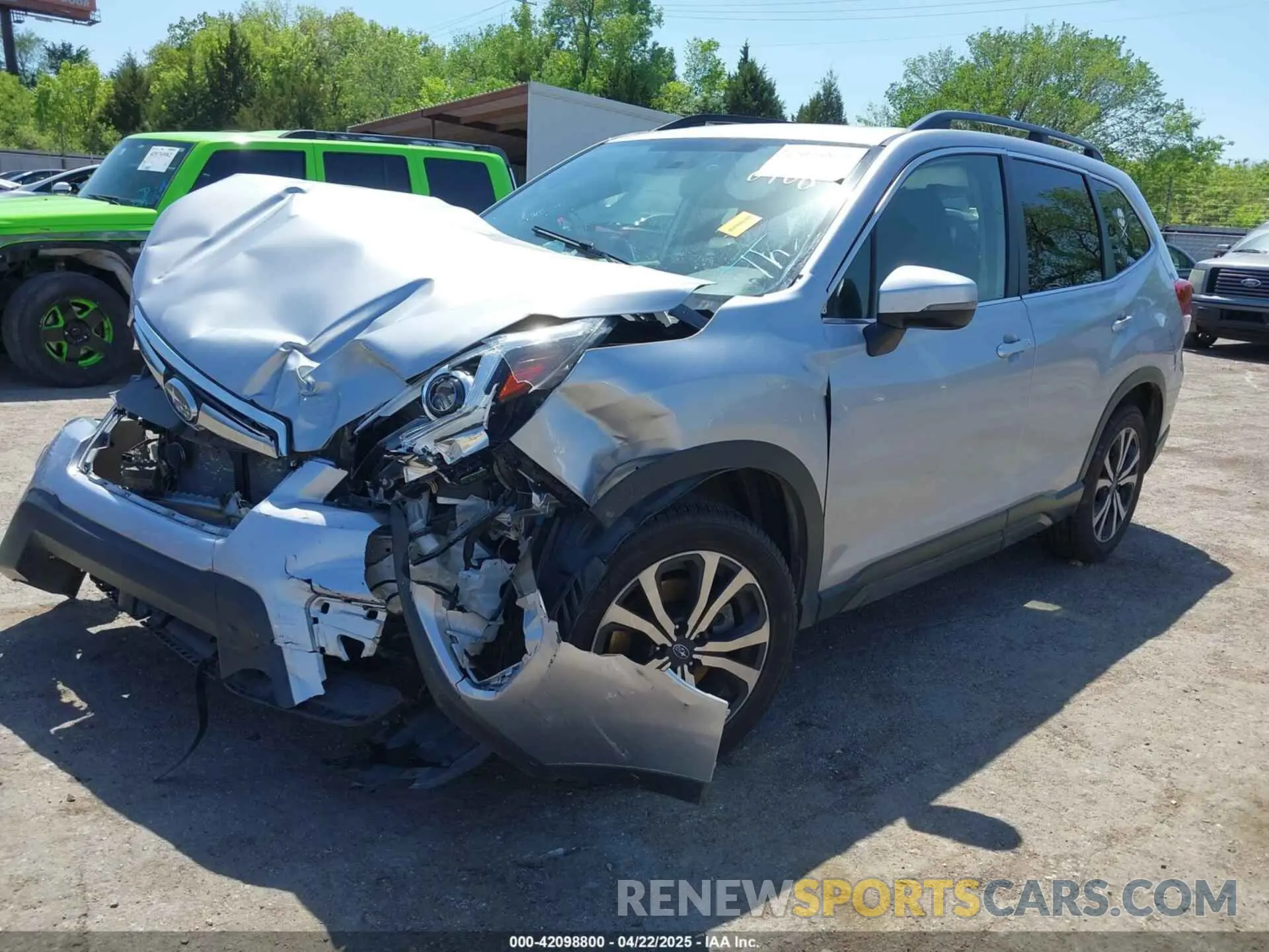 2 Photograph of a damaged car JF2SKAUC2KH418188 SUBARU FORESTER 2019