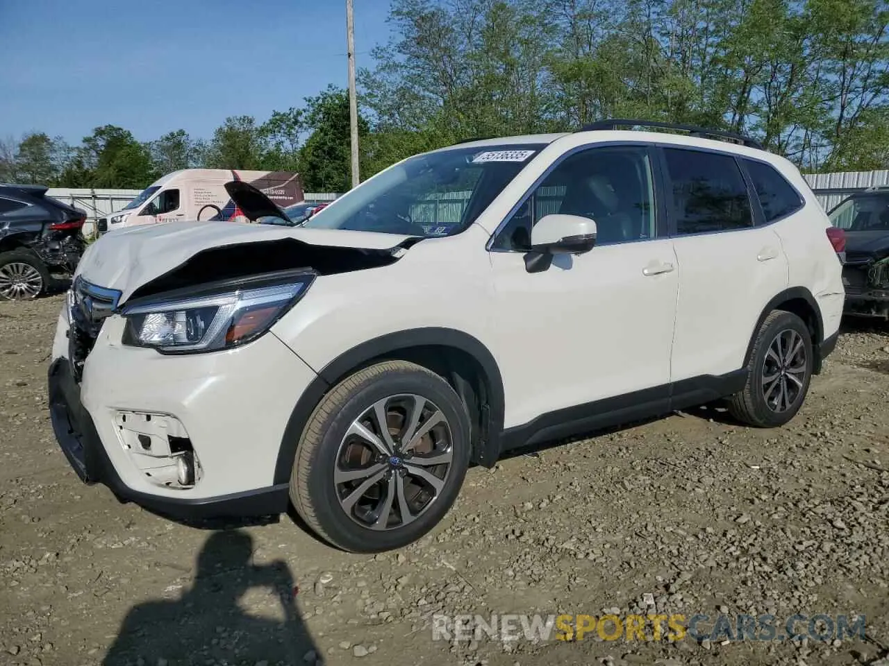 1 Photograph of a damaged car JF2SKAUC2KH432883 SUBARU FORESTER 2019