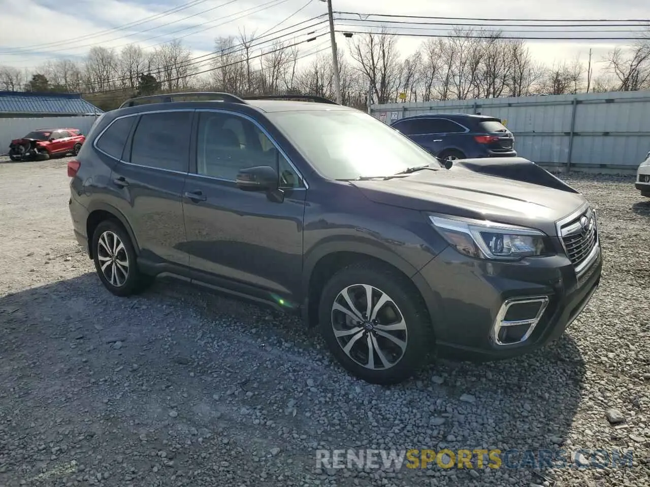 4 Photograph of a damaged car JF2SKAUC3KH444993 SUBARU FORESTER 2019