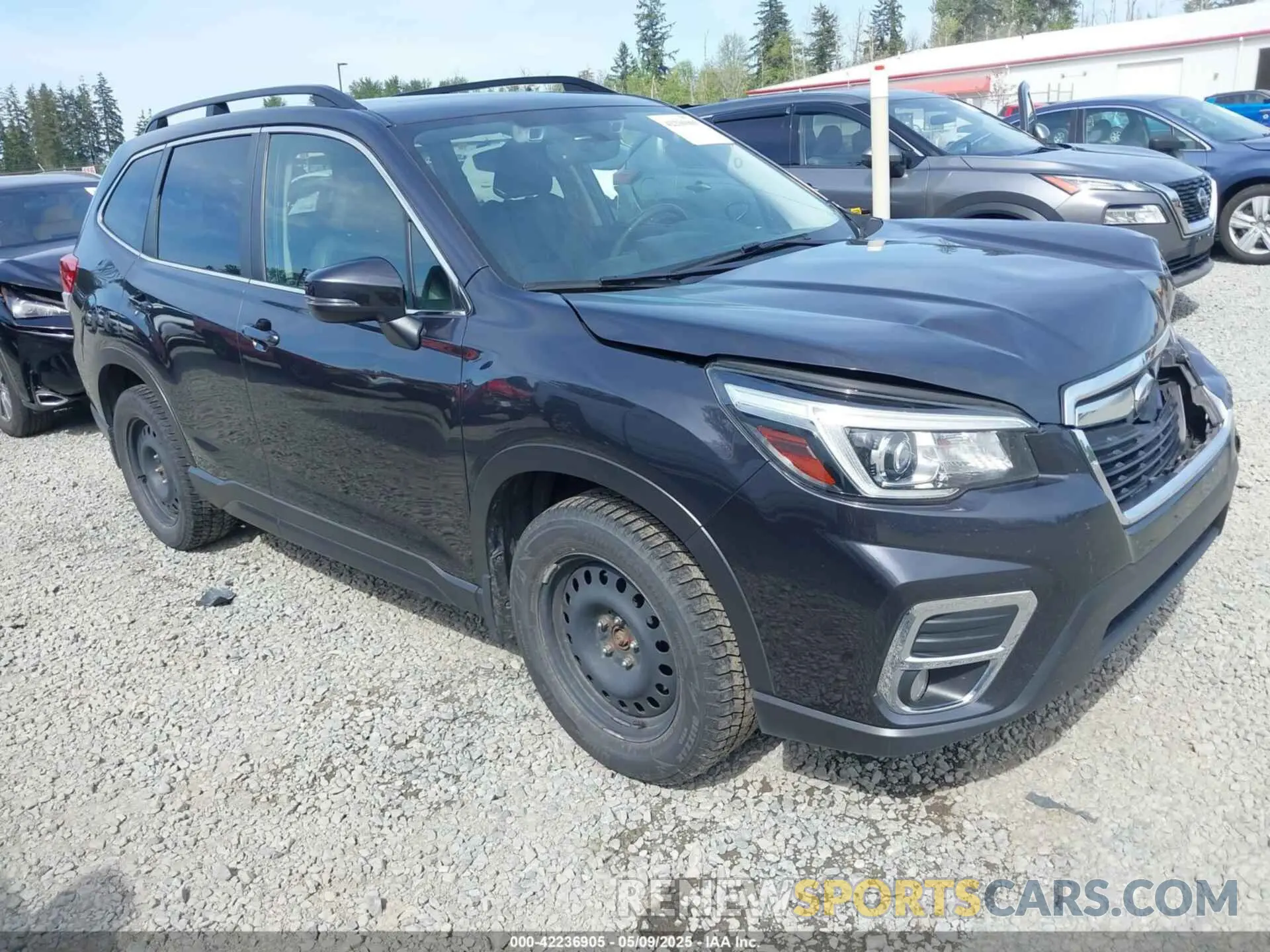 1 Photograph of a damaged car JF2SKAUC3KH526058 SUBARU FORESTER 2019
