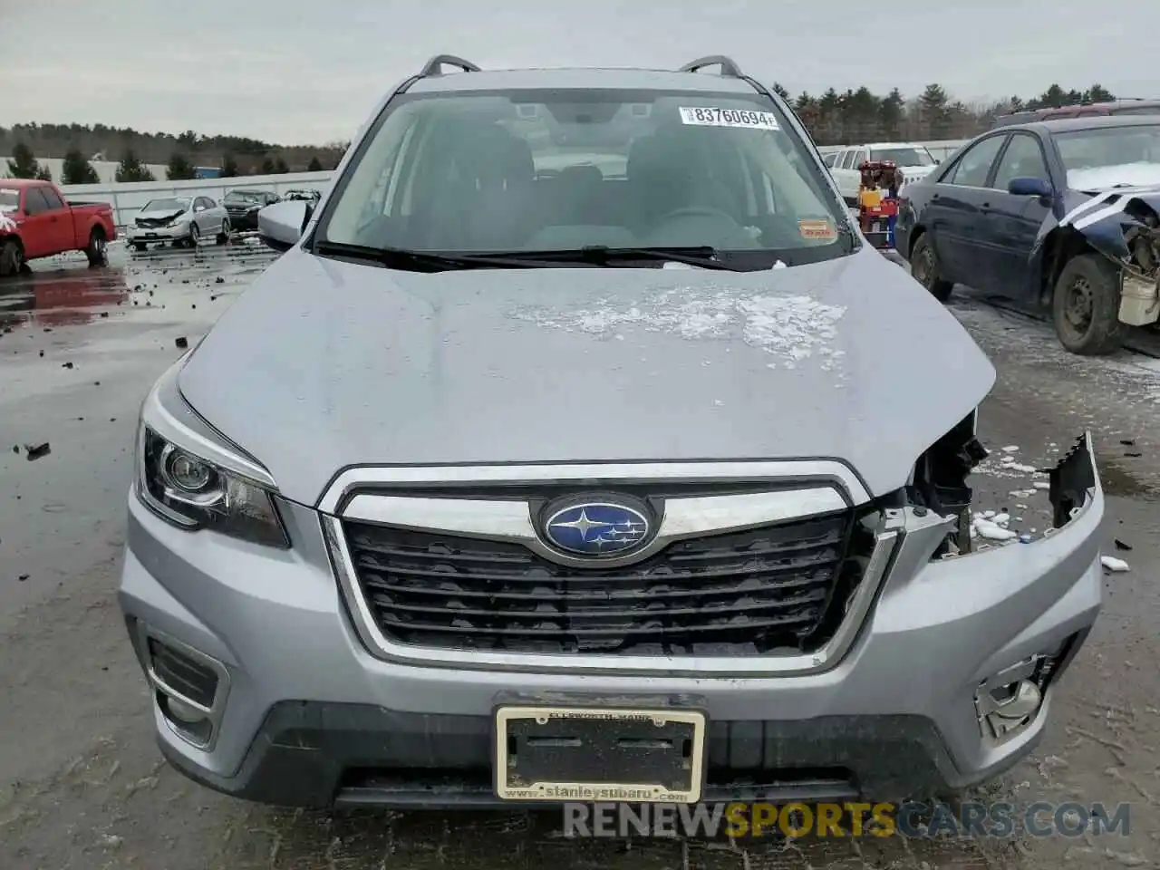 5 Photograph of a damaged car JF2SKAUC3KH535021 SUBARU FORESTER 2019