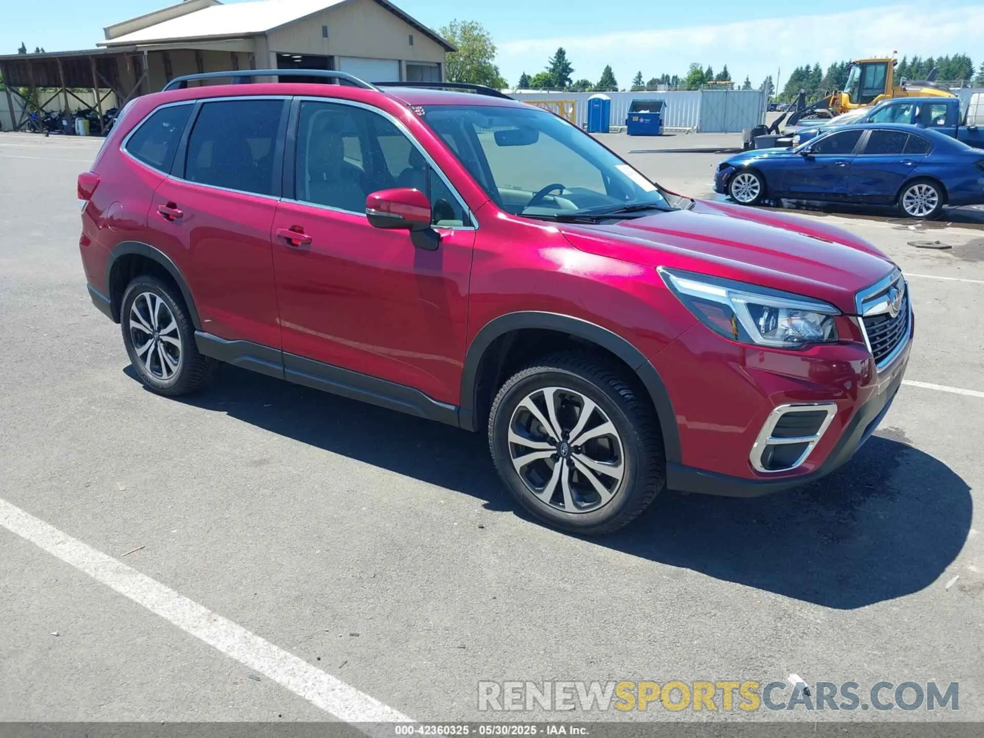 1 Photograph of a damaged car JF2SKAUC4KH430567 SUBARU FORESTER 2019