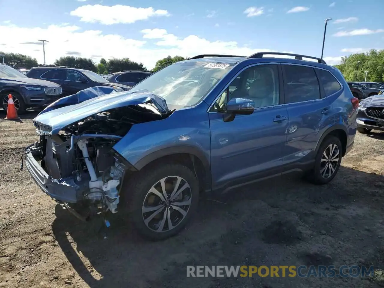 1 Photograph of a damaged car JF2SKAUC6KH582429 SUBARU FORESTER 2019