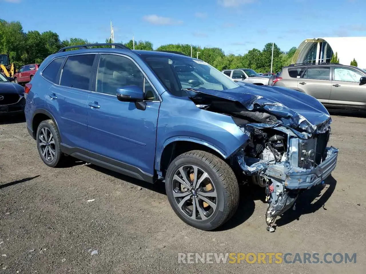 4 Photograph of a damaged car JF2SKAUC6KH582429 SUBARU FORESTER 2019