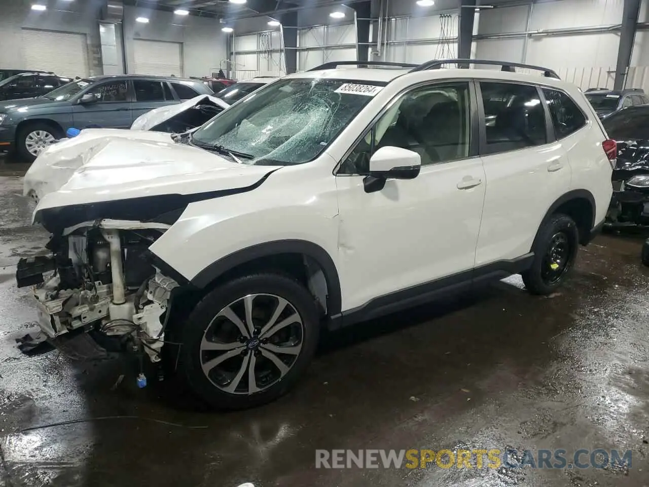 1 Photograph of a damaged car JF2SKAUC7KH445371 SUBARU FORESTER 2019