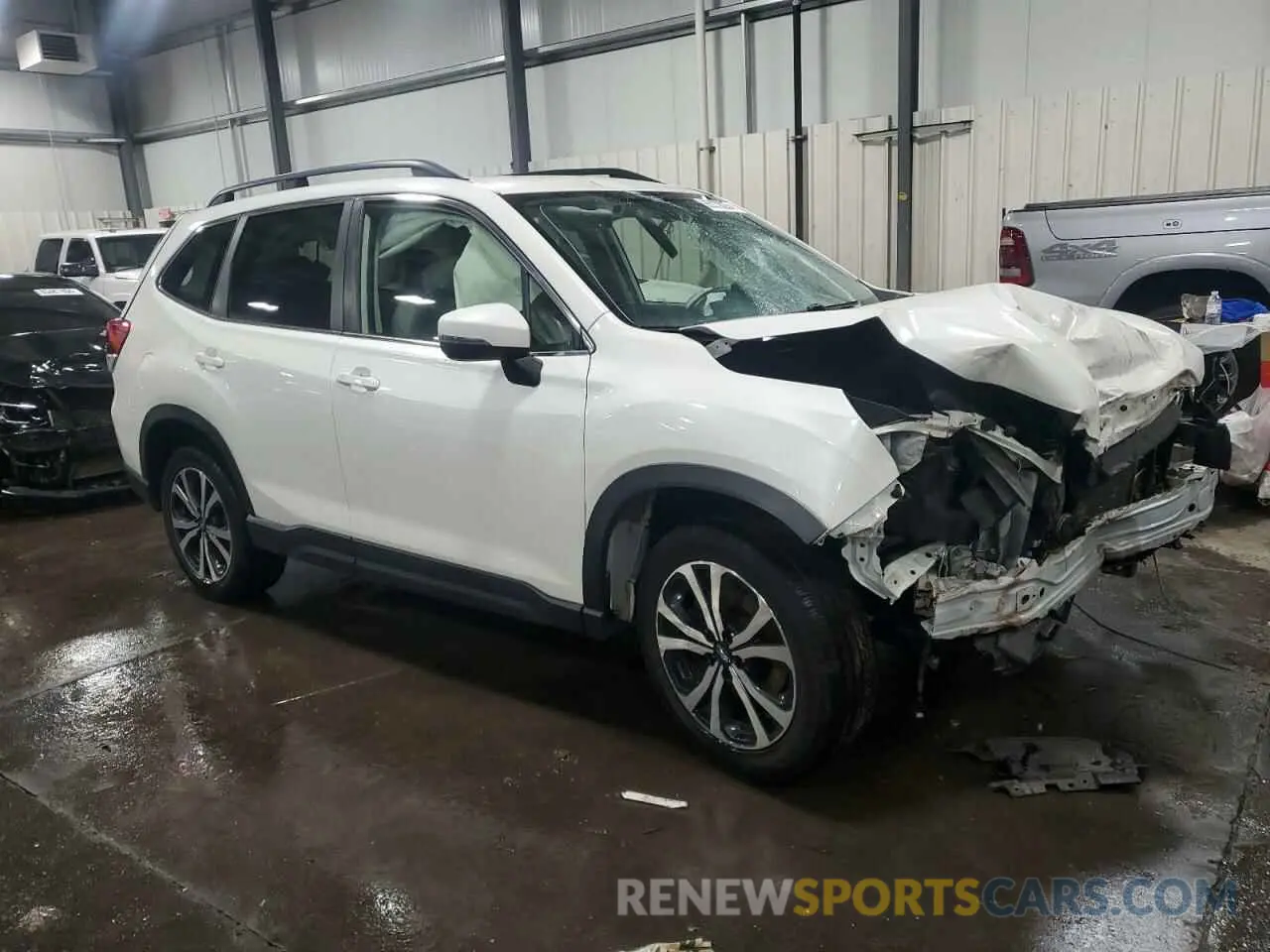 4 Photograph of a damaged car JF2SKAUC7KH445371 SUBARU FORESTER 2019