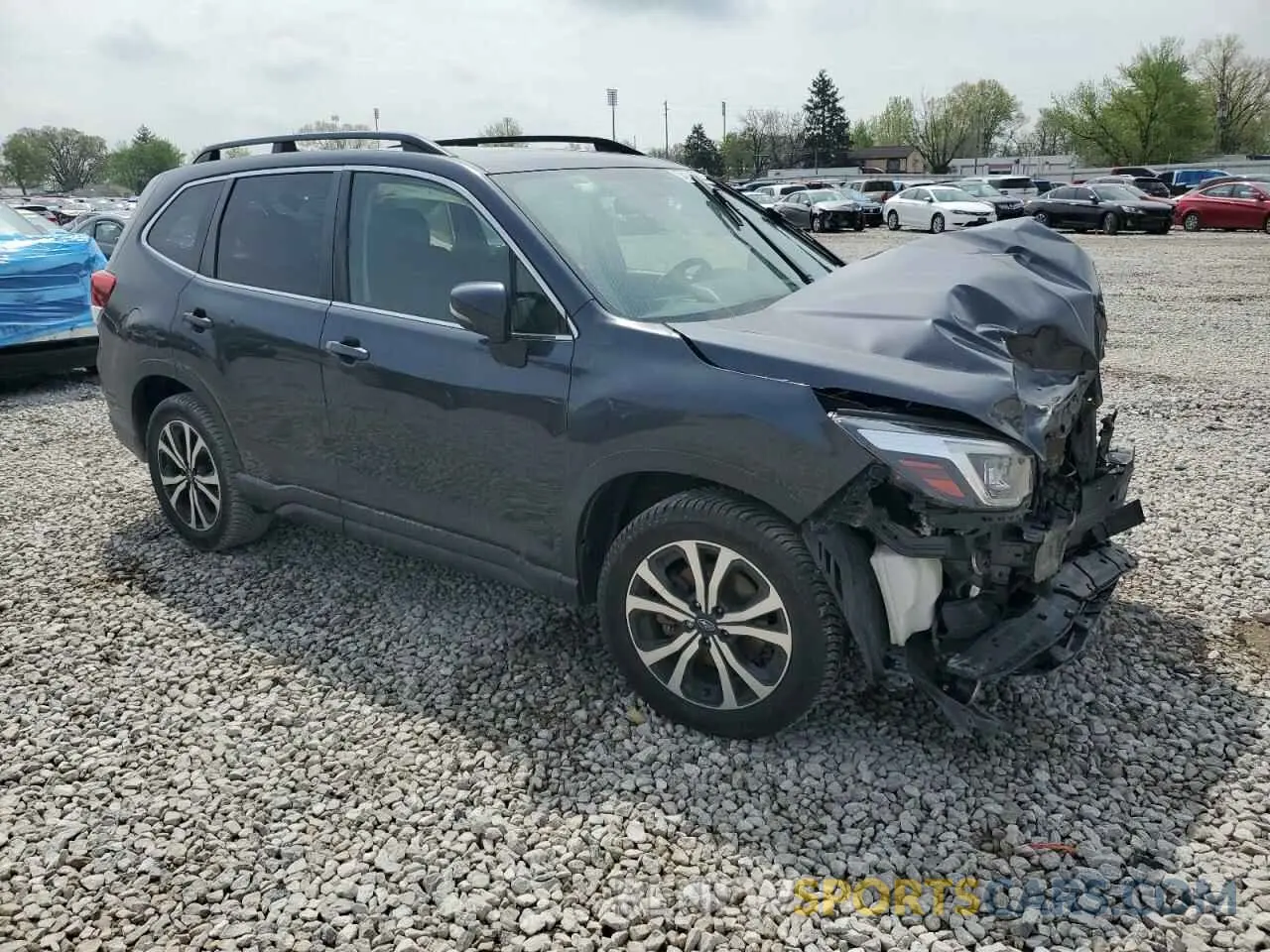 4 Photograph of a damaged car JF2SKAUC7KH456953 SUBARU FORESTER 2019