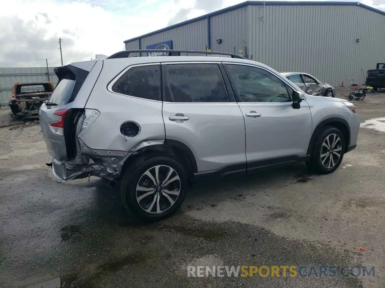 3 Photograph of a damaged car JF2SKAUC7KH593617 SUBARU FORESTER 2019