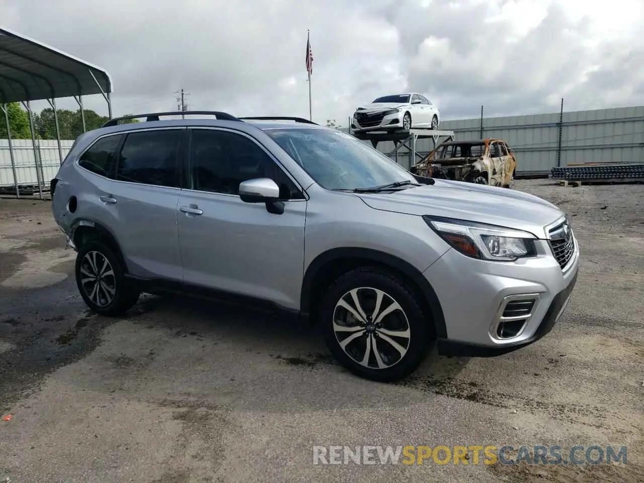 4 Photograph of a damaged car JF2SKAUC7KH593617 SUBARU FORESTER 2019