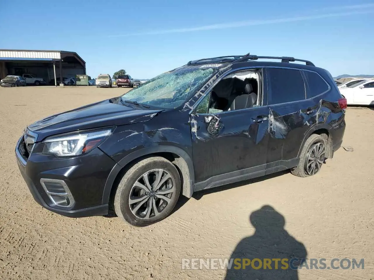 1 Photograph of a damaged car JF2SKAUC8KH427719 SUBARU FORESTER 2019